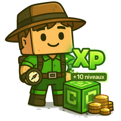 5 Cubix + 10 niveaux d’XP